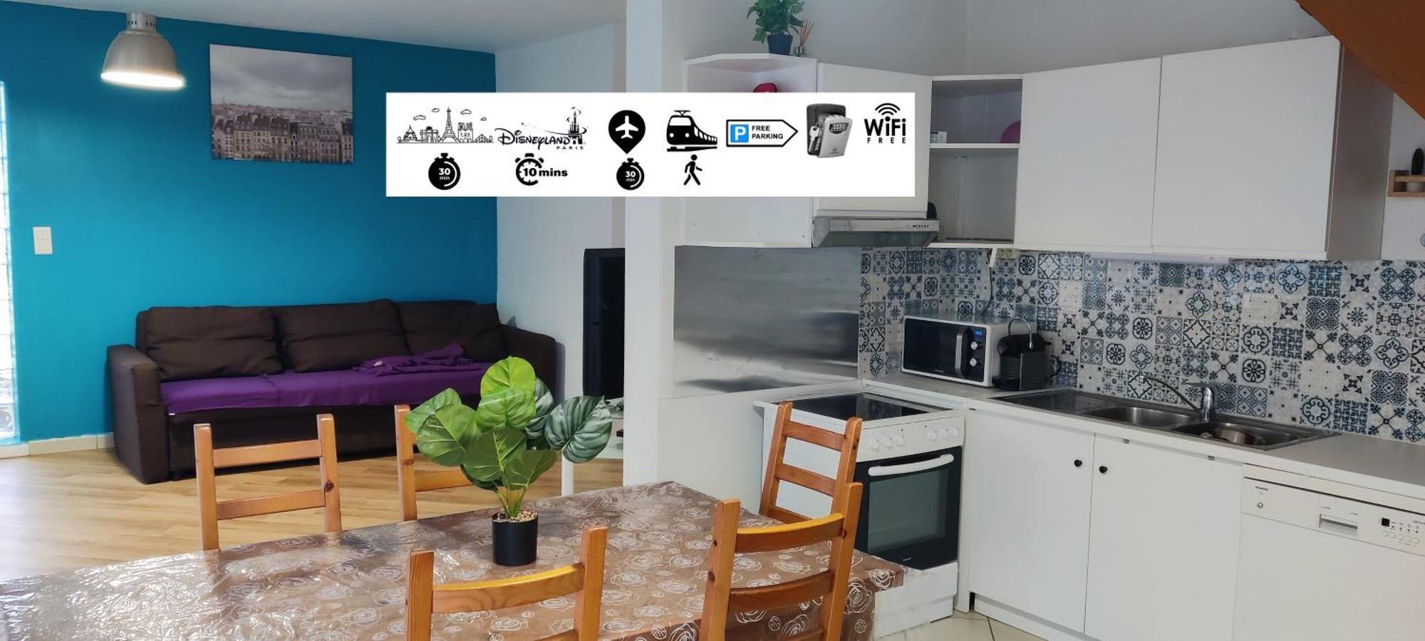 뷰씨 쎙 죠흐쥬 House Near Disneyland And Paris 아파트 외부 사진